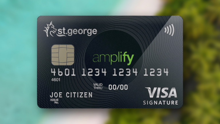 The exclusive St George Amplify Rewards credit card