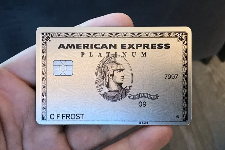 The American Express Platinum credit card